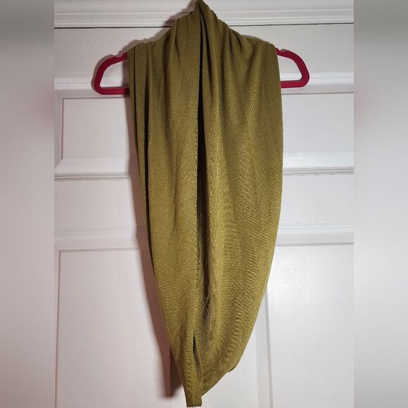 Serena Williams Olive Green Infinity Scarf L - Picture 1 of 4